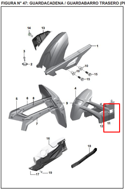 Tornillo 08xpulsar 40 ns 200 BAJAJ original