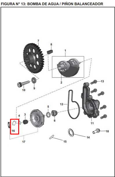 Pin de seguridad pulsar ns 200 BAJAJ original