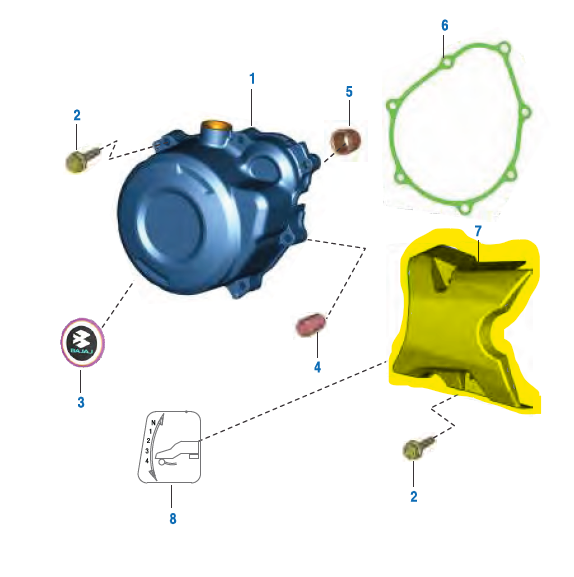Tapa Piñon Boxer Ct 102 Es Bajaj Original
