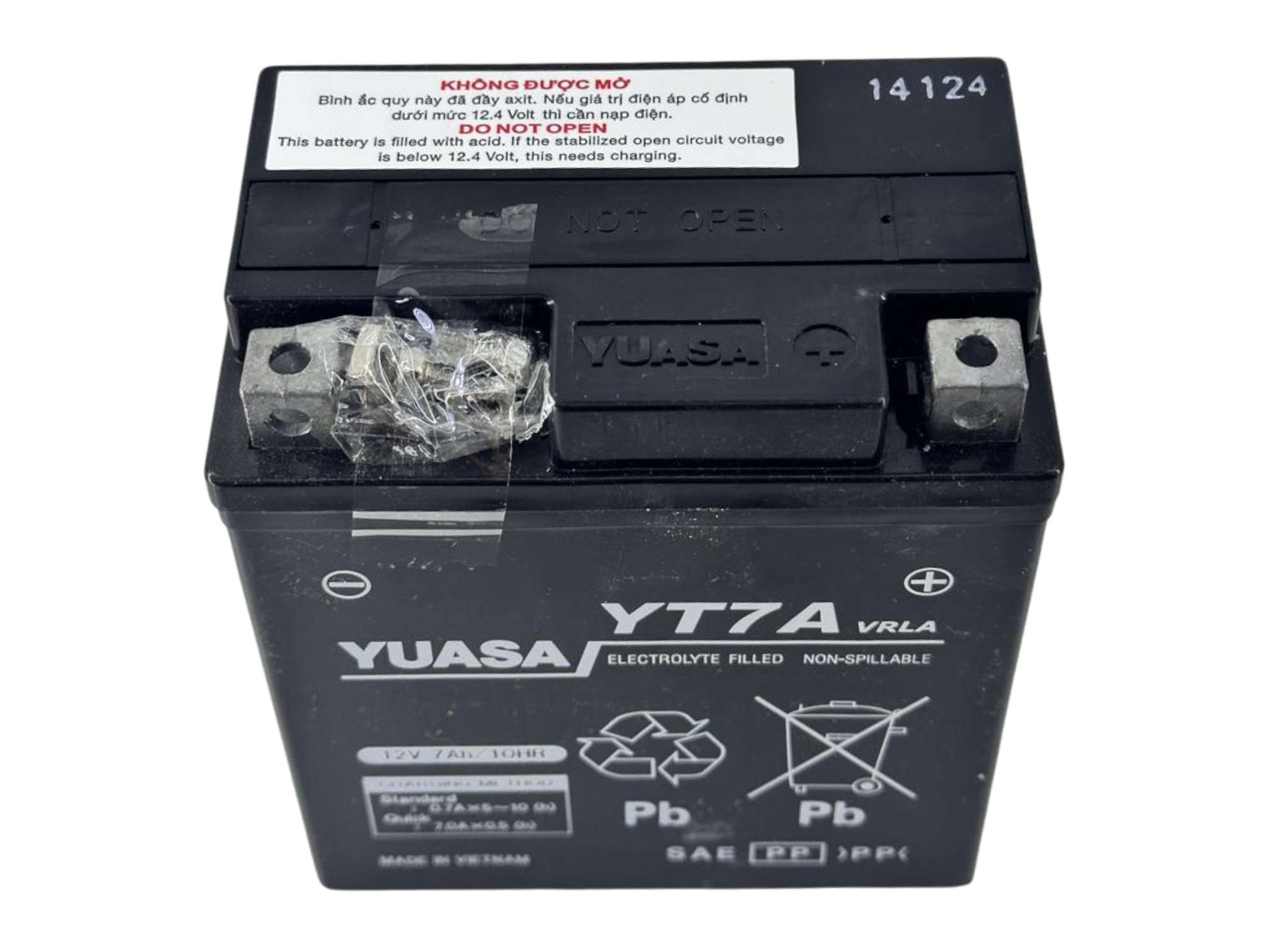 Batería ytx7l-bs : TVS APACHE RTR 160 4V / YAMAHA XTZ 250, YBR 250