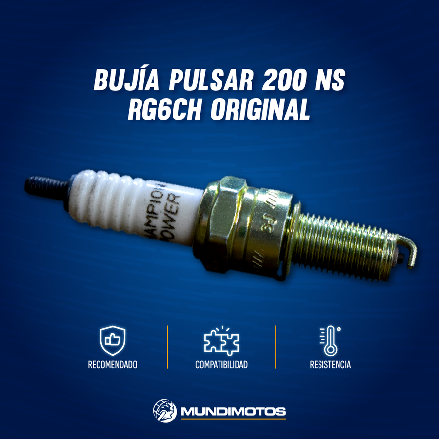 Bujia Rg6Ch Pulsar 220/Ns 200 Bajaj Original