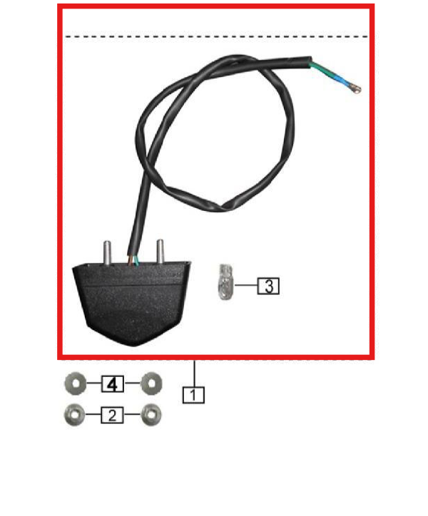 Luz de placa mrx VICTORY 150 original