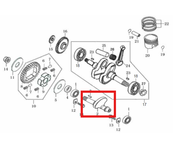 Balanceador advance 110 - advance 110r VICTORY original