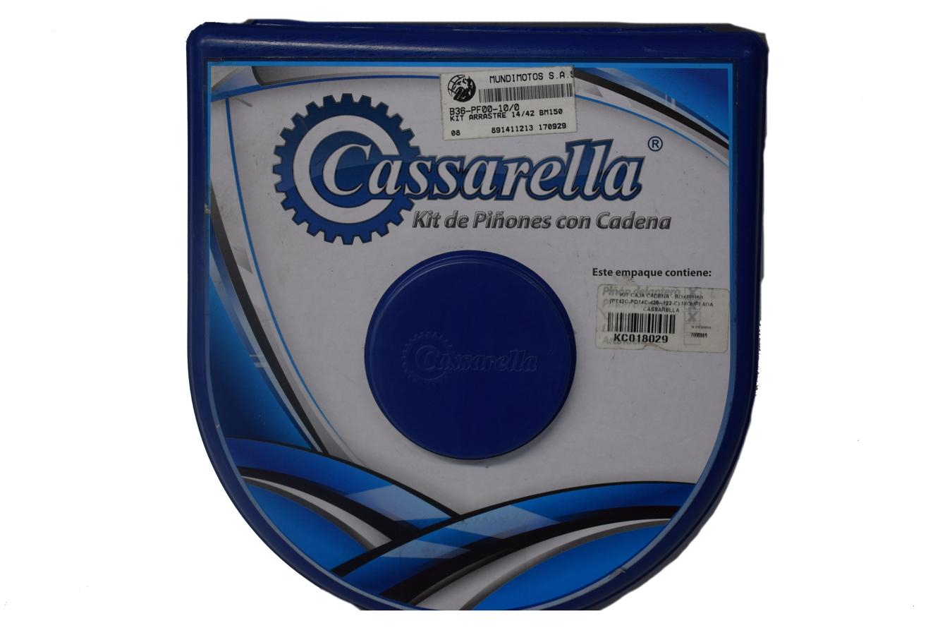 Kit Arrastre Boxer Bm 150 Generico Cassarella y Más