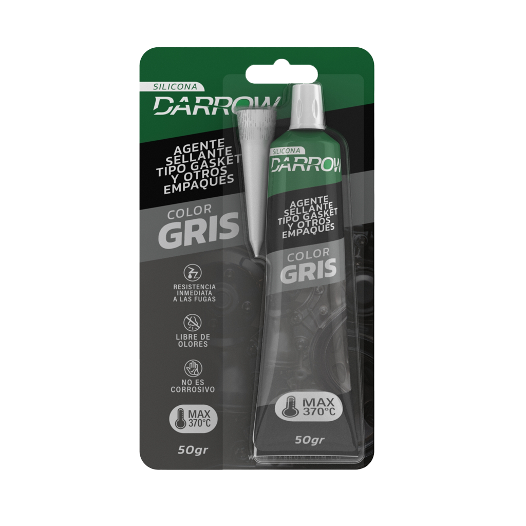 SILICONA AUTOMOTRIZ GRIS NEUTRA 50 gr