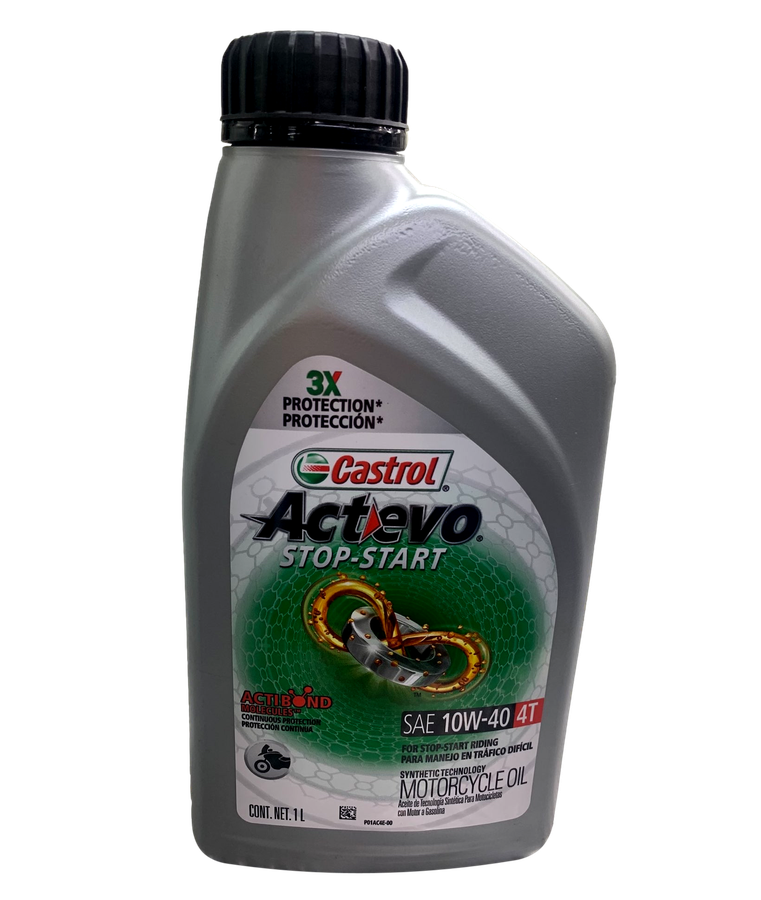 Aceite De Motor Castrol 10Wsemisintetico 40 Actevo y Más