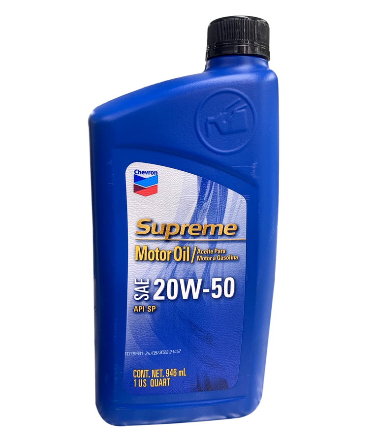 Aceite De Motor Chevron 20Wmineral 50 Supreme Tiempos 4