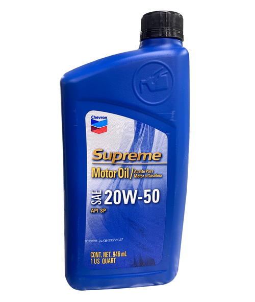 Aceite De Motor Chevron 20Wmineral 50 Supreme Tiempos 4