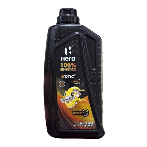 Aceite De Motor Hero 10Wsintetico 30 Xotic+ Tiempos 4 y Más