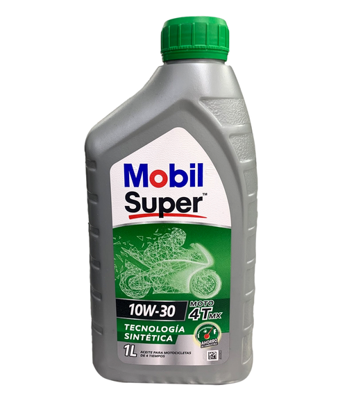 Aceite De Motor Mobil 10Wsemisintetico 30 Super Mx Tiempos 4