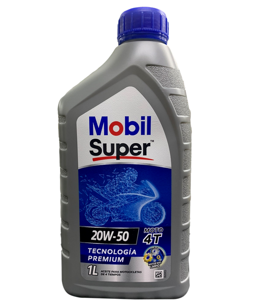 Aceite De Motor Mobil 20Wmineral 50 Super Tiempos 4