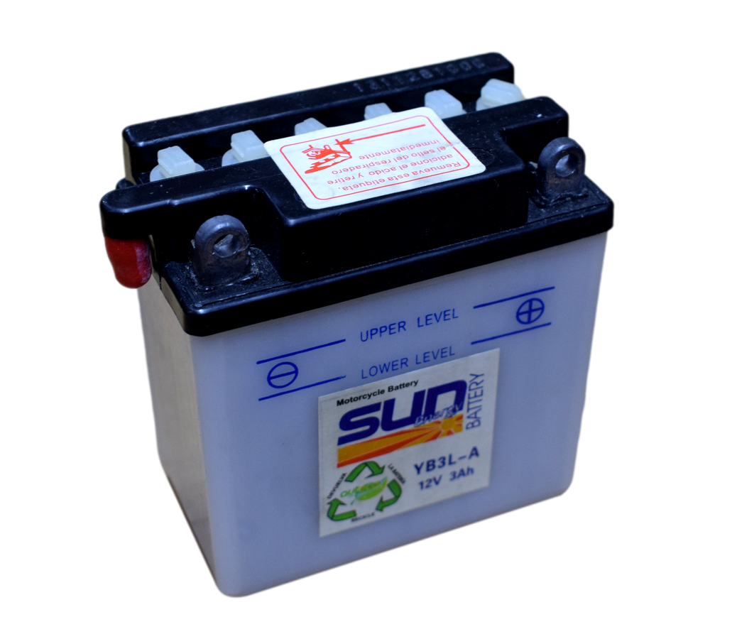 Bateria Yb3L-A (12V-3Ah) Generico Chino (Dt125-175K) y Más