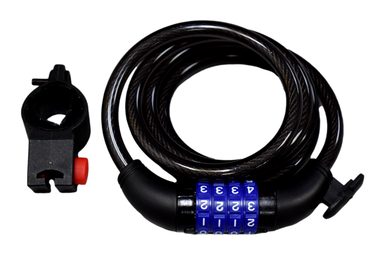 Cable Guaya De Seguridad Con Clave Universal