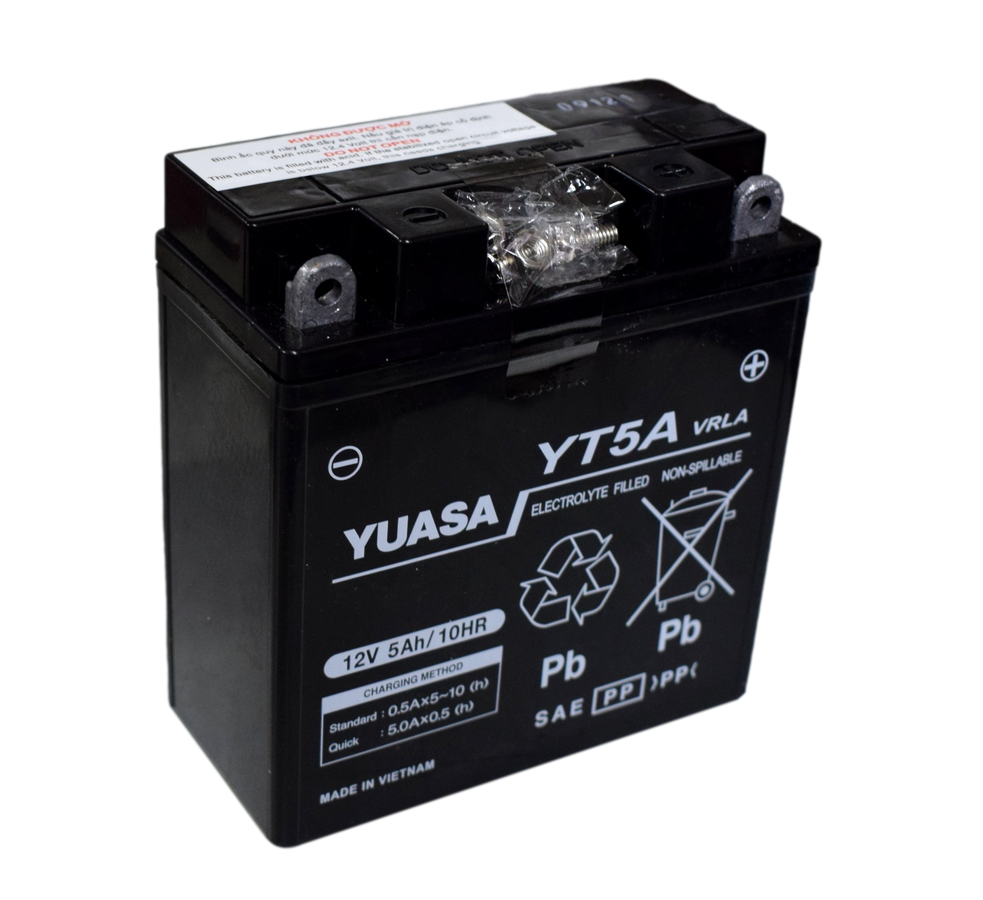 Bateria Yuasa Yt5A (12V-5Ah) Generico Japon ( Bajaj / y Más