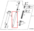 Barra De Suspensión Delantera Cbf Honda 150 Original
