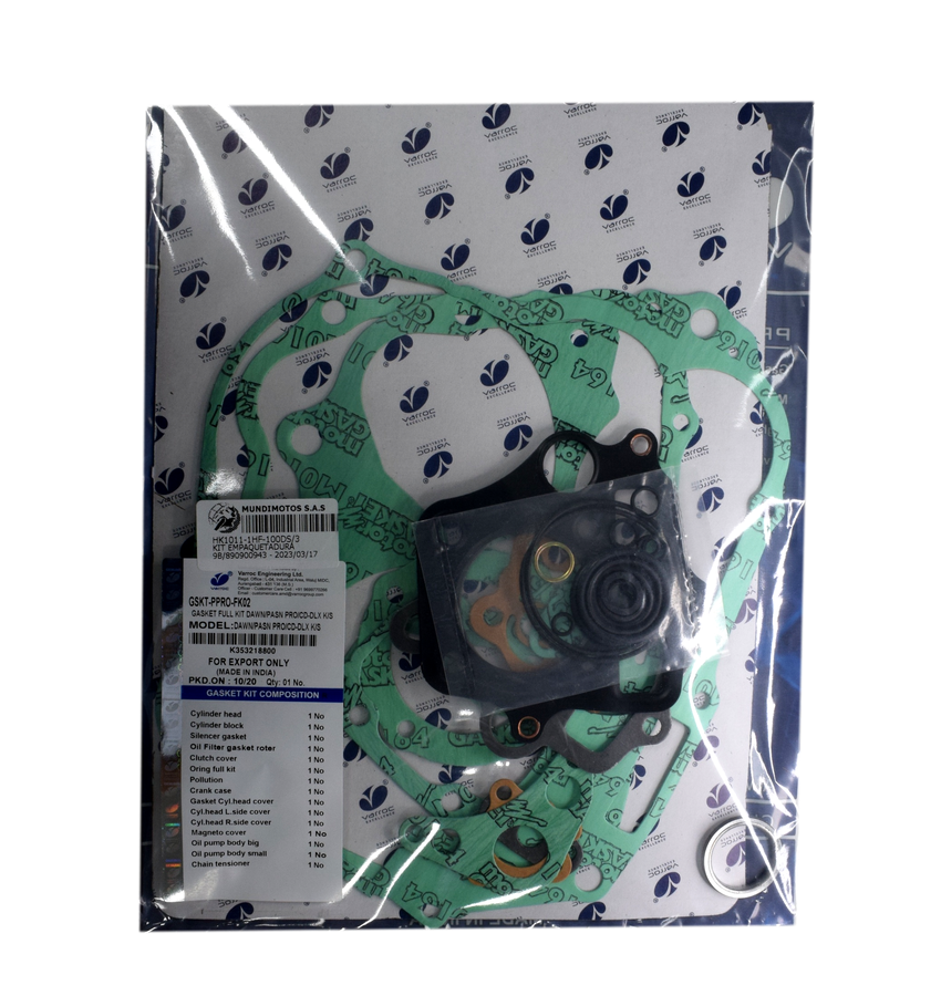 Kit De Empaques Hero Splendor, Eco, Splendor / Honda Eco 100