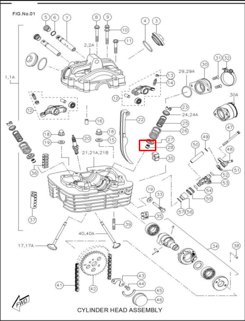 Retenedor de valvulas sport 100 - rtr TVS 160 original