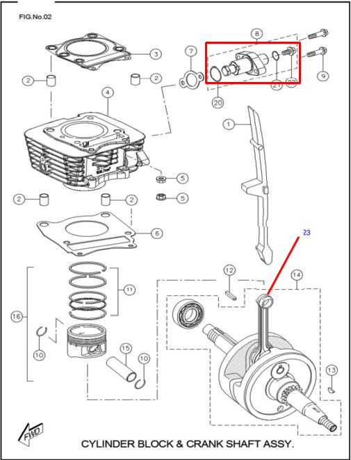 Tensor de cadenilla rtr 160/tvs 180 original