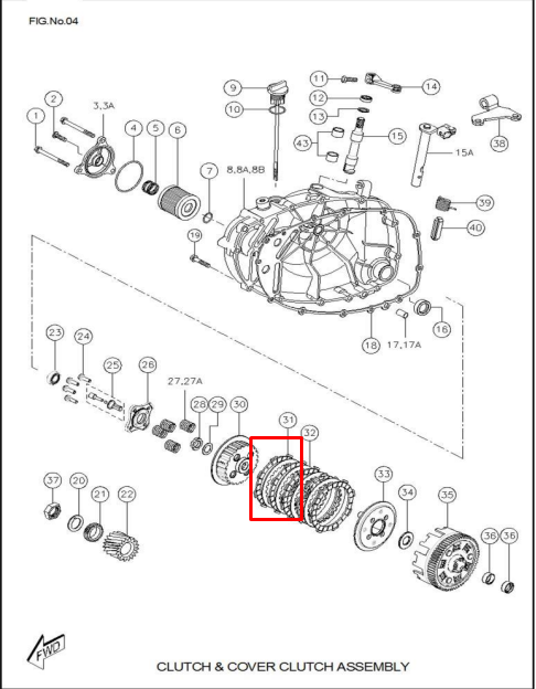 Disco clutch rtr 160/tvs 180 original (unidades 5)