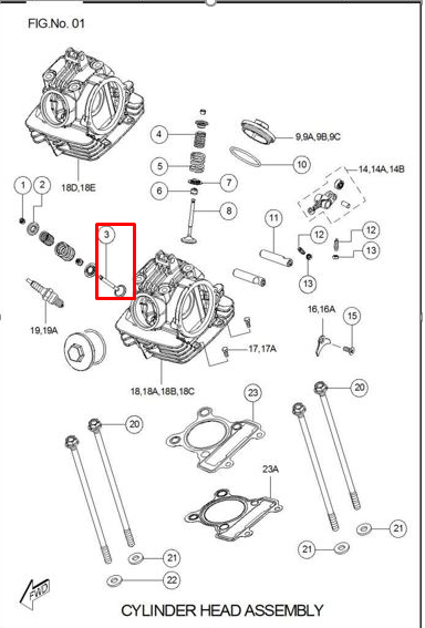 Valvula de escape sport TVS 100 original