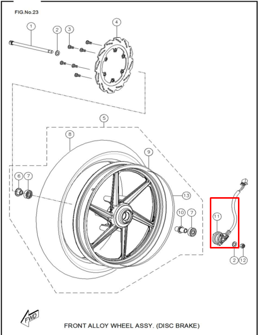 Caja piñon de velocimetro rtr 160/tvs 180 original
