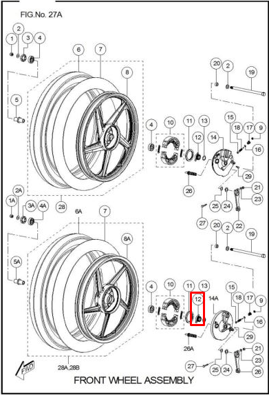 Piñon de velocimetro sport TVS 100 original