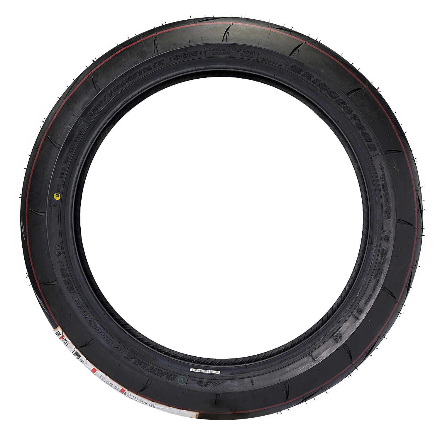 Llanta 120/70zr-battlax 17 rs11 58w BRIDGESTONE