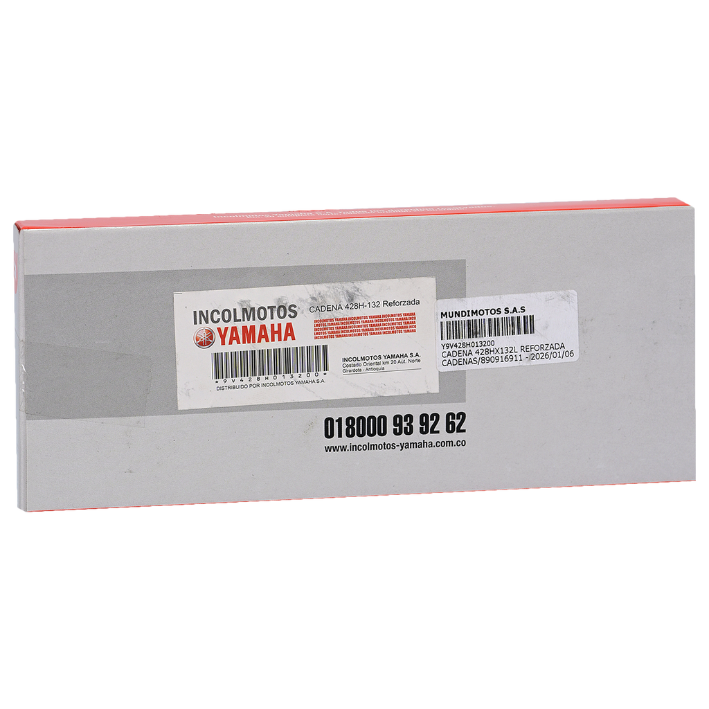Cadena 428xyamaha 132 original (reforzada)