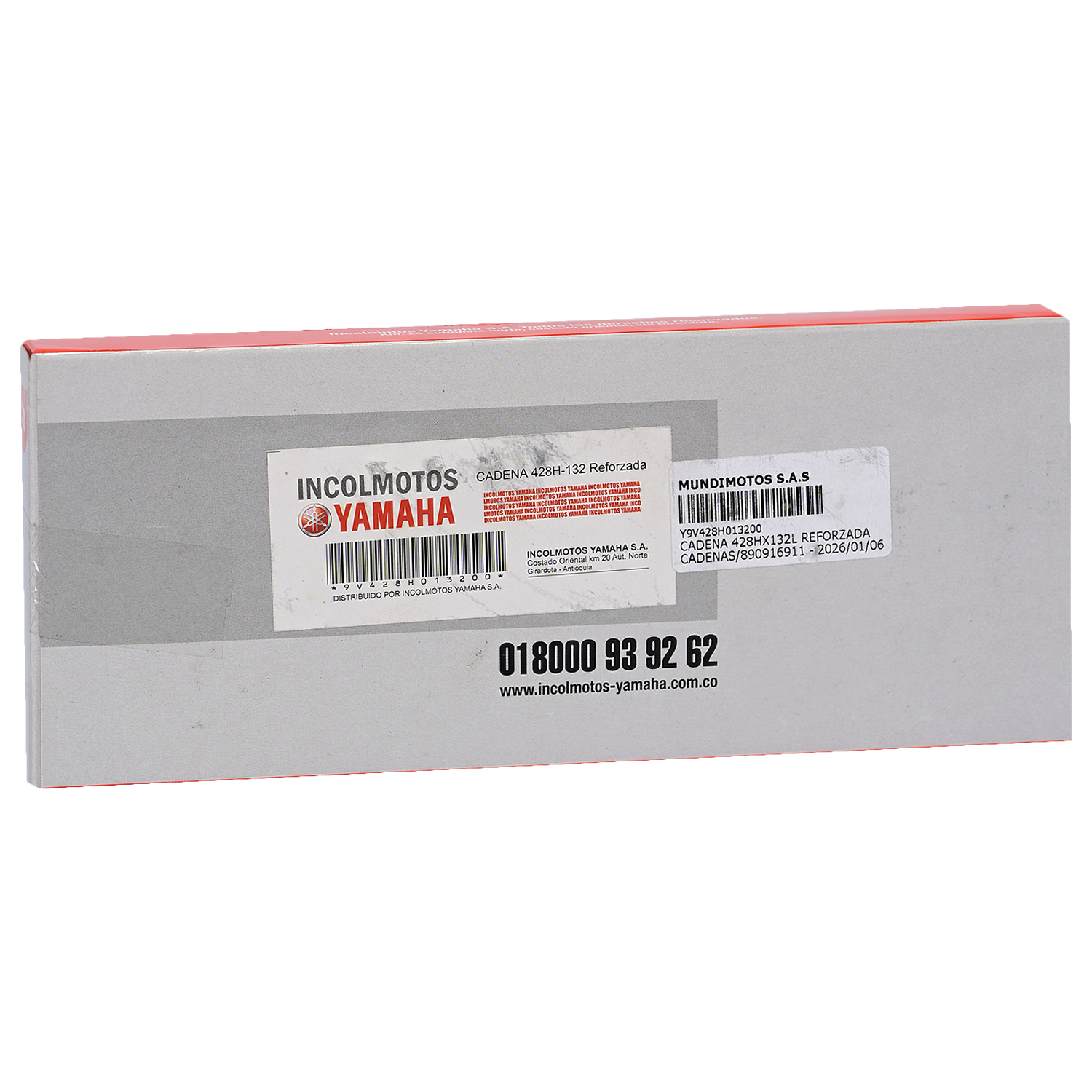 Cadena 428xyamaha 132 original (reforzada)