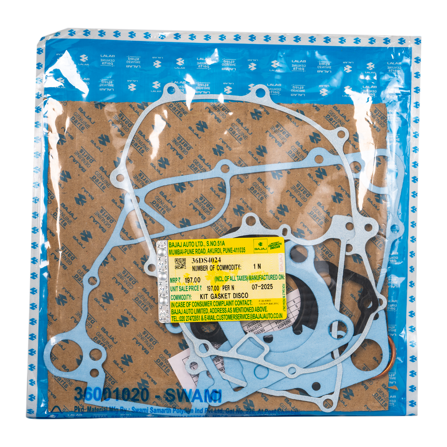 Kit Empaque Discoverbajaj 135