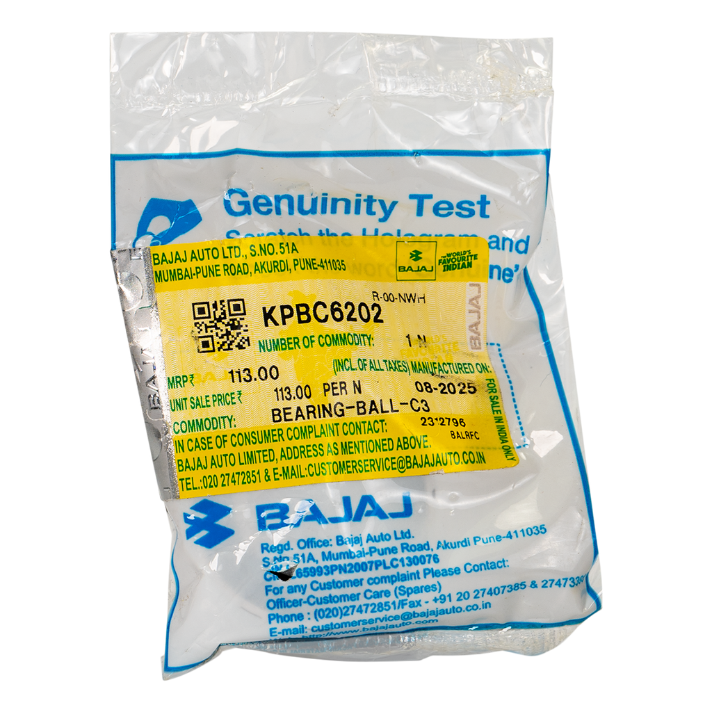 Balinera 6202-2rs 15x32xns 11/rs/dominar/ug BAJAJ