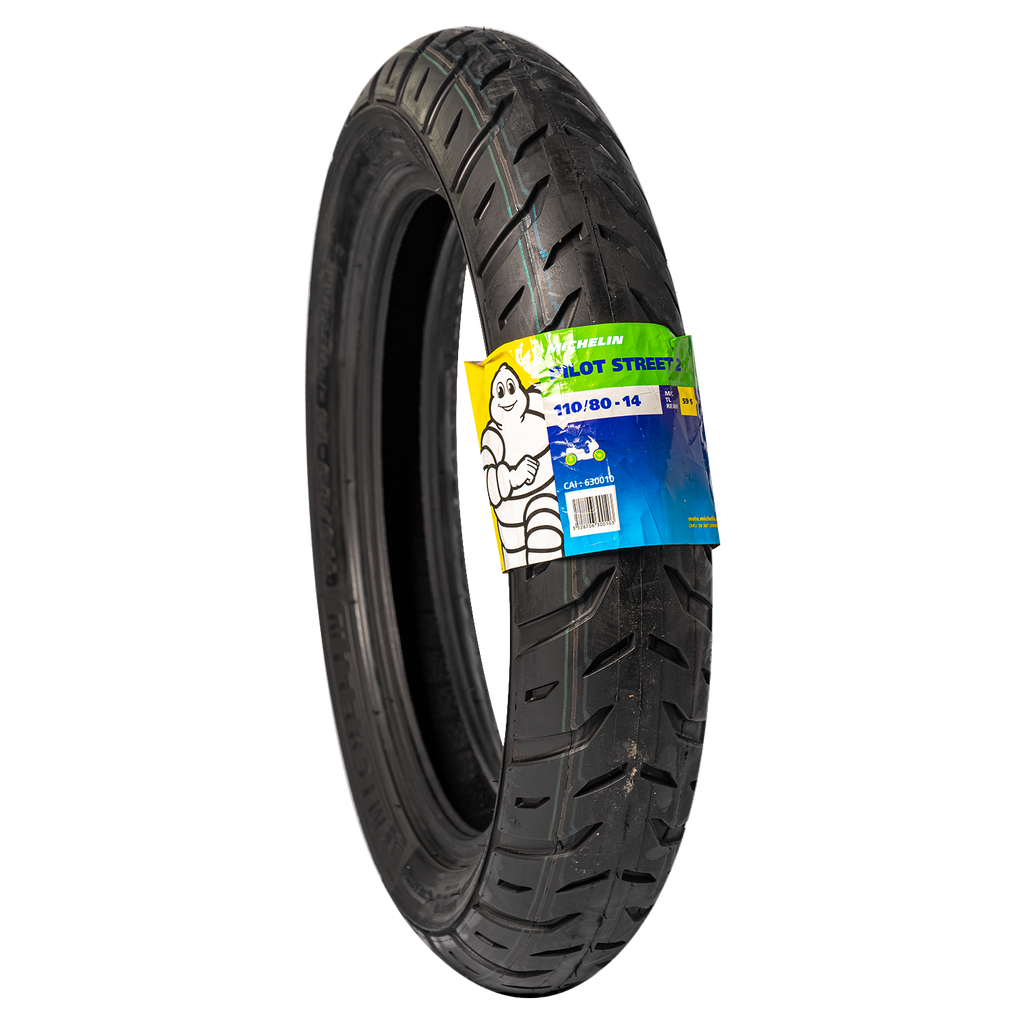 Llanta Michelin 110 80-Pilot 14 Street Sellomatic 2