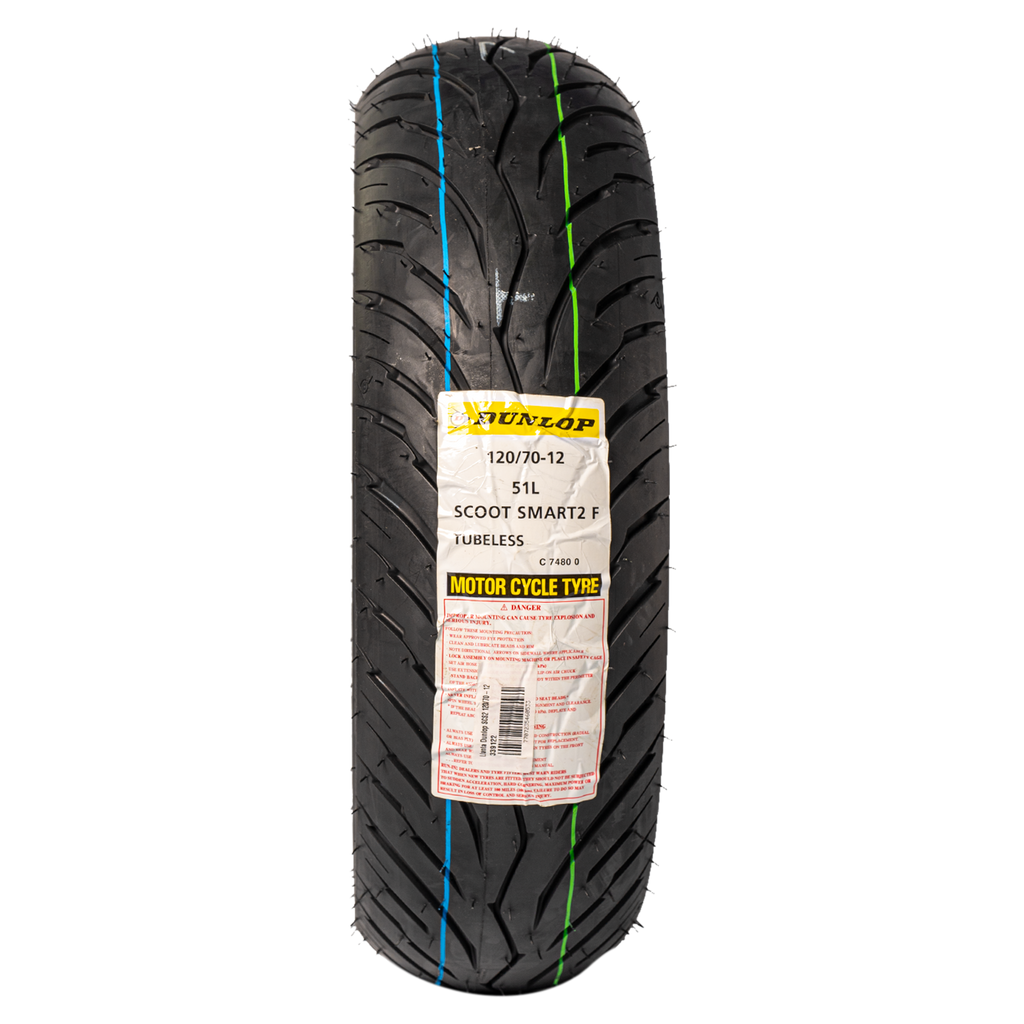 Llanta DUNLOP 120 70-scooter 12 smart sellomatic