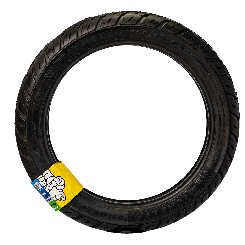 Llanta MICHELIN 100 90-pilot 17 street sellomatic 2