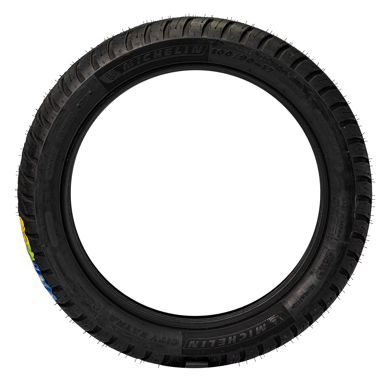 Llanta MICHELIN 100 90-city 17 extra trasera sellomatic
