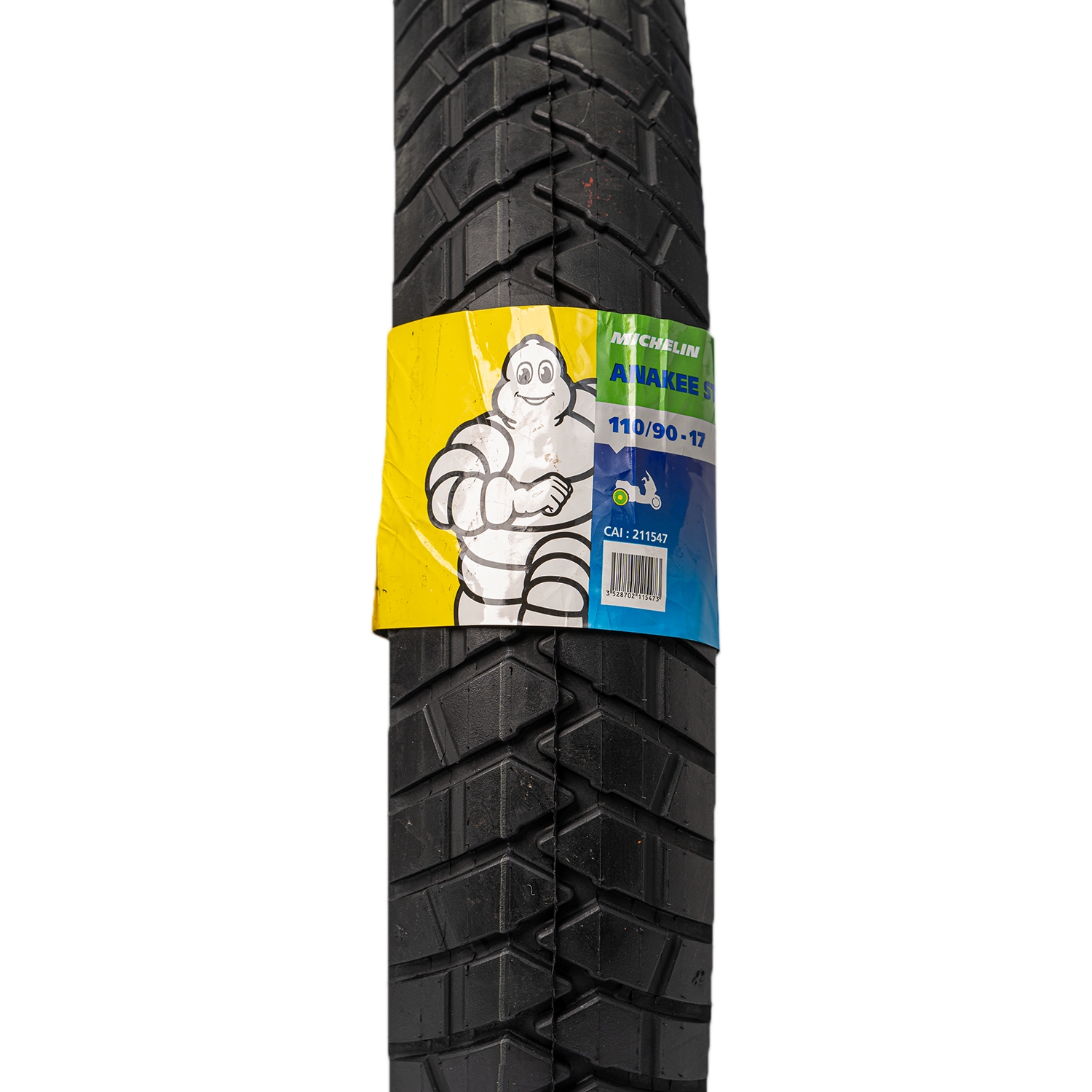 Llanta MICHELIN 110 90-anakee 17 street trasera sellomatic