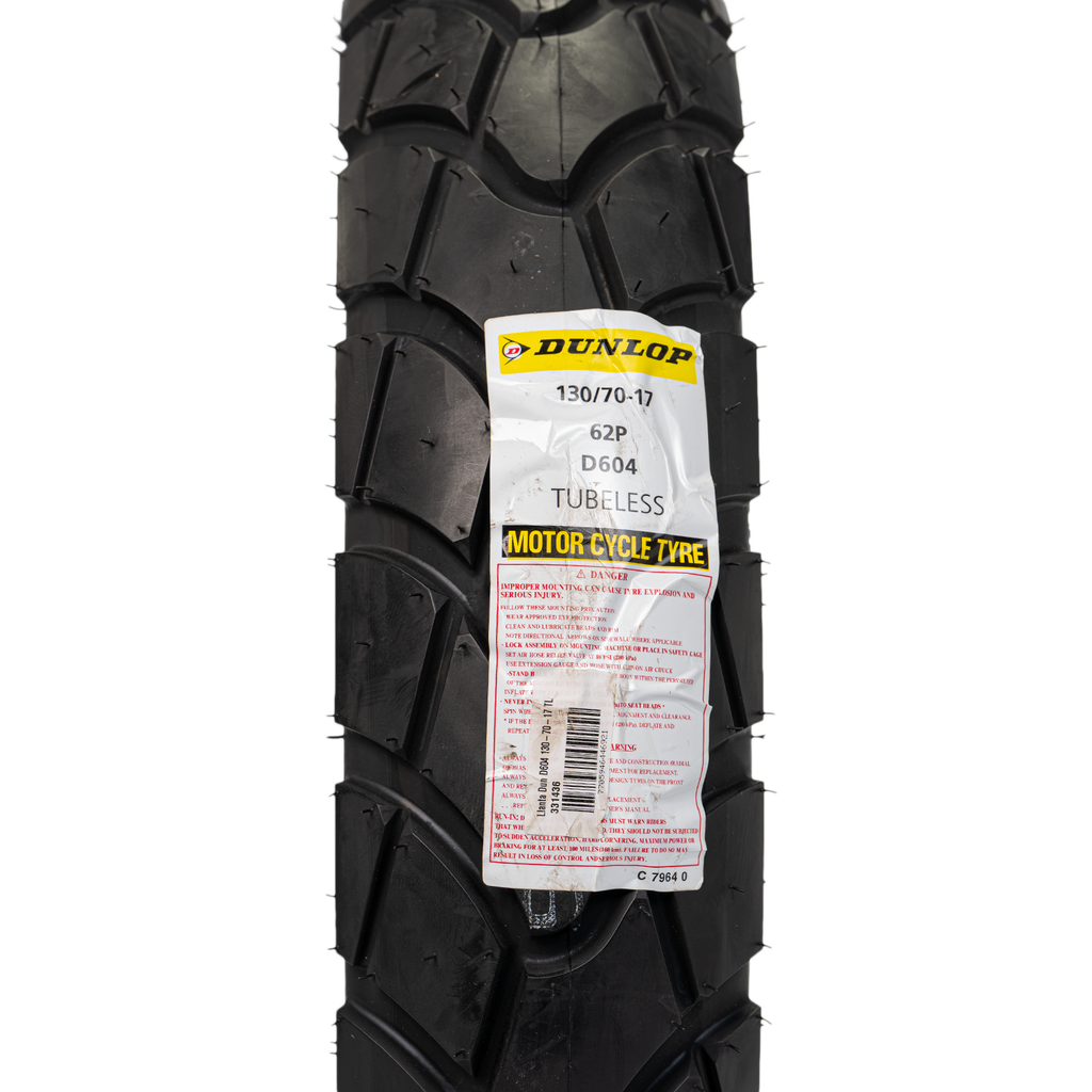 Llanta DUNLOP 130 70-17 dtrasera 604 sellomatic