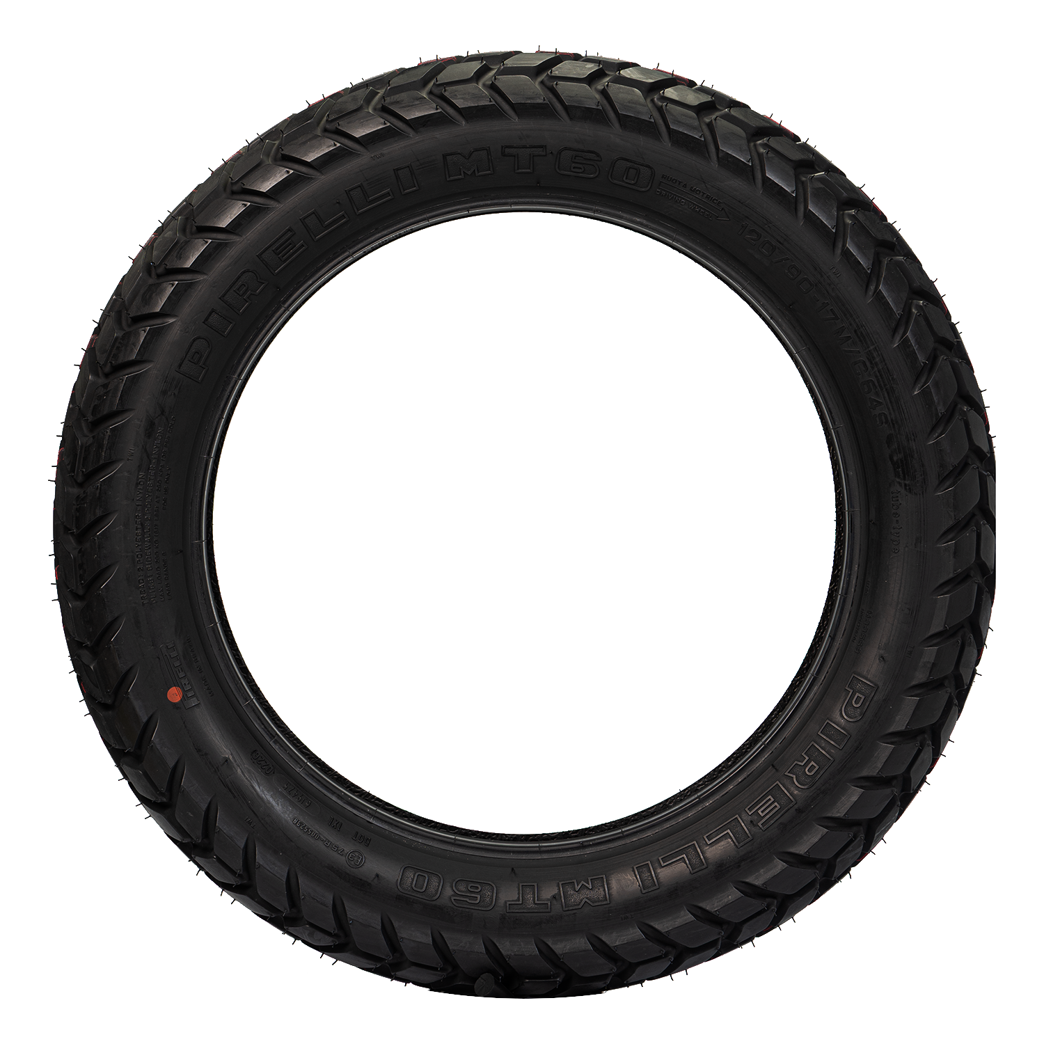 Llanta PIRELLI 120 90-mt 17trasera 60 neumatico