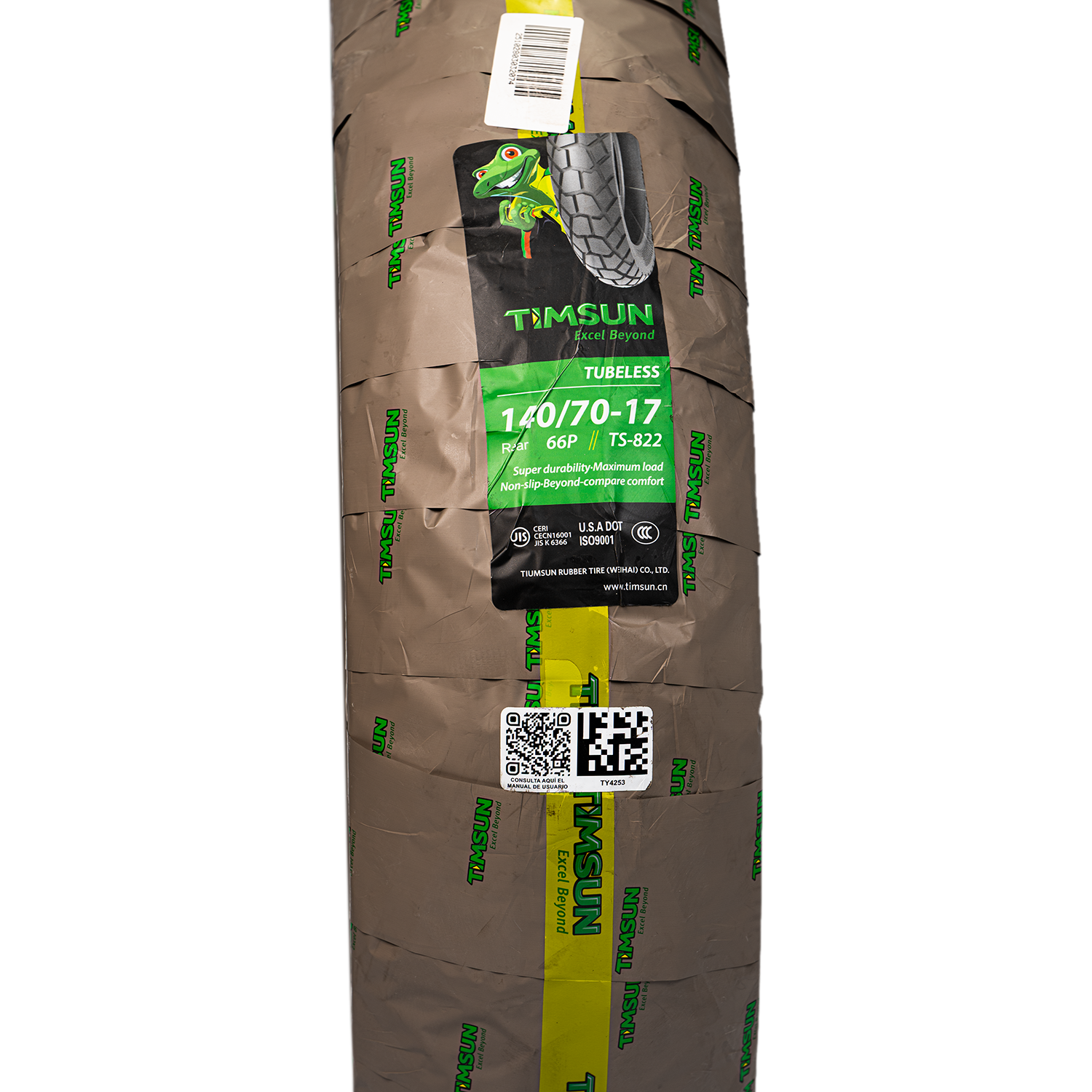 Llanta TIMSUN 140 70-ts 17trasera 822 sellomatic