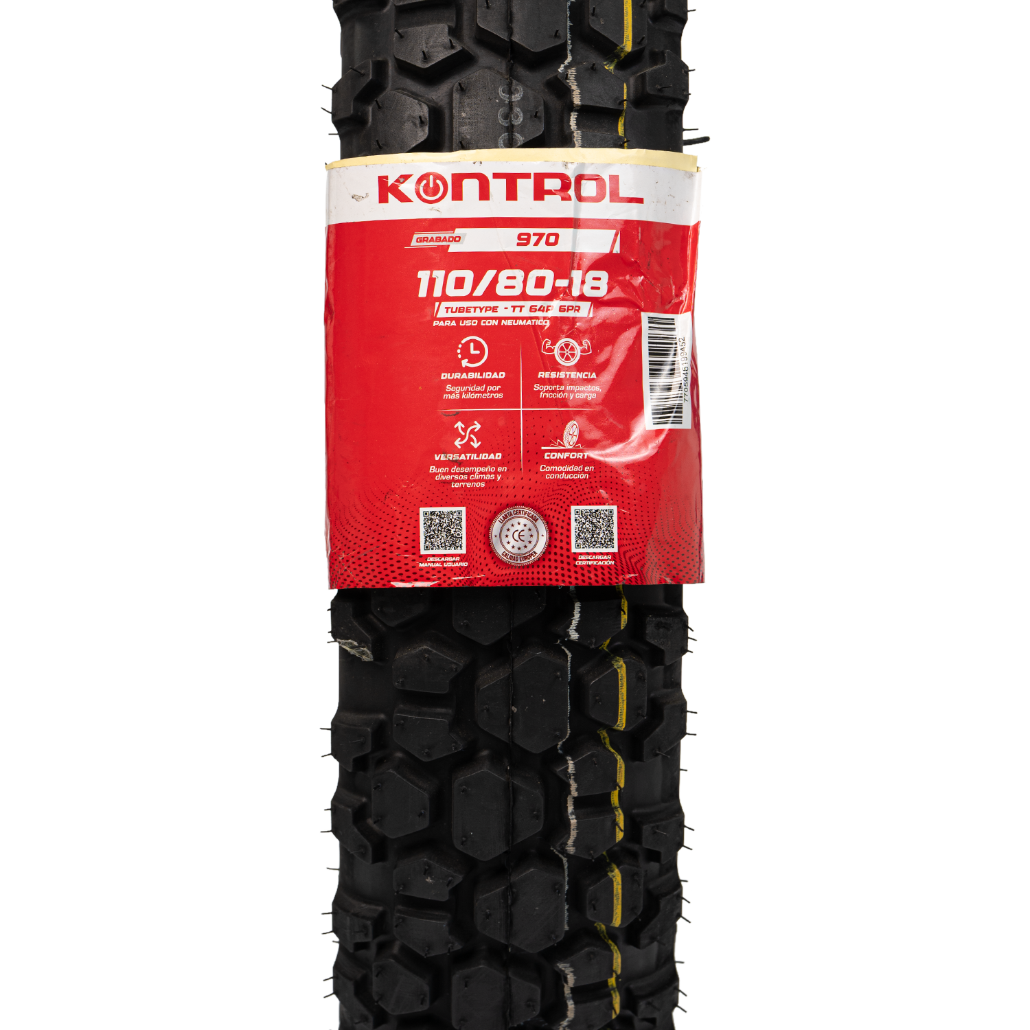 Llanta KONTROL 110 80-18 p- trooper trasera neumatico 1270