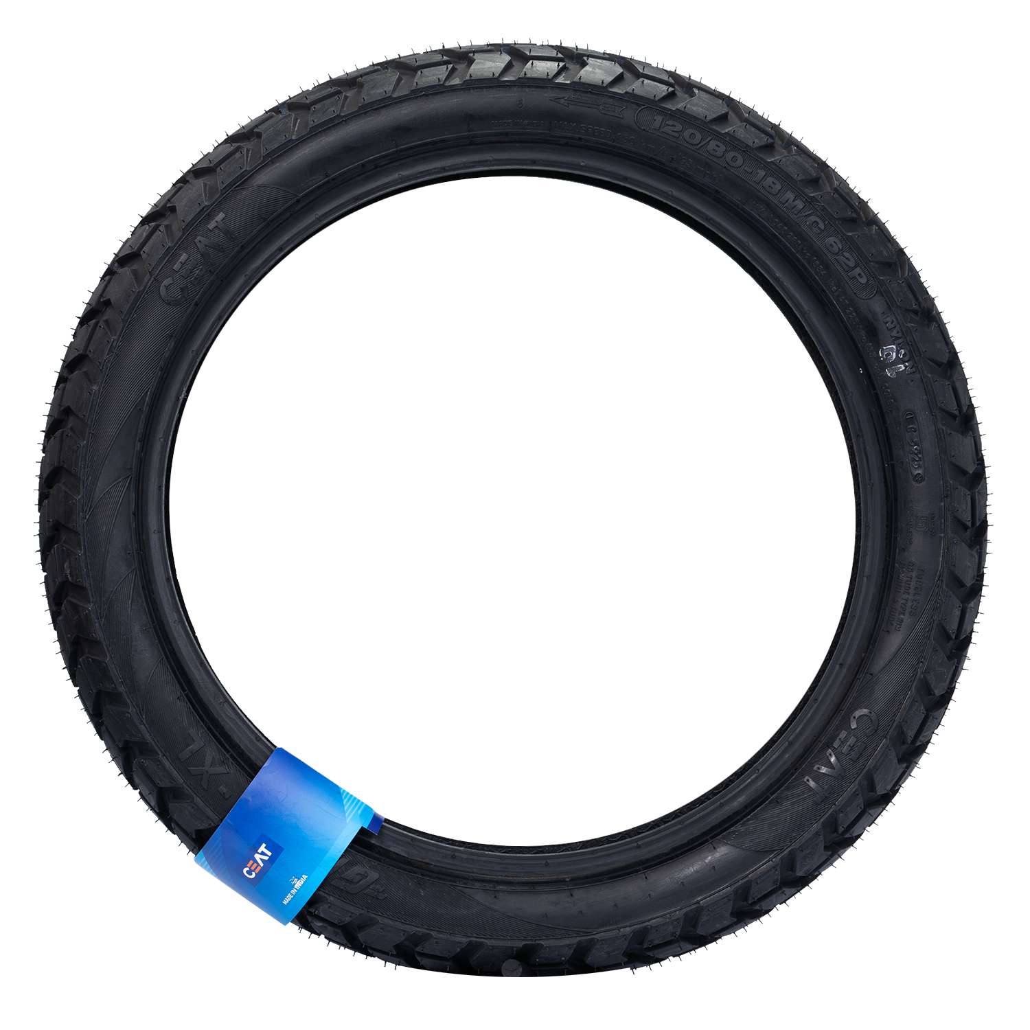 Llanta CEAT 120 80-gripp 18 xl trasera neumatico