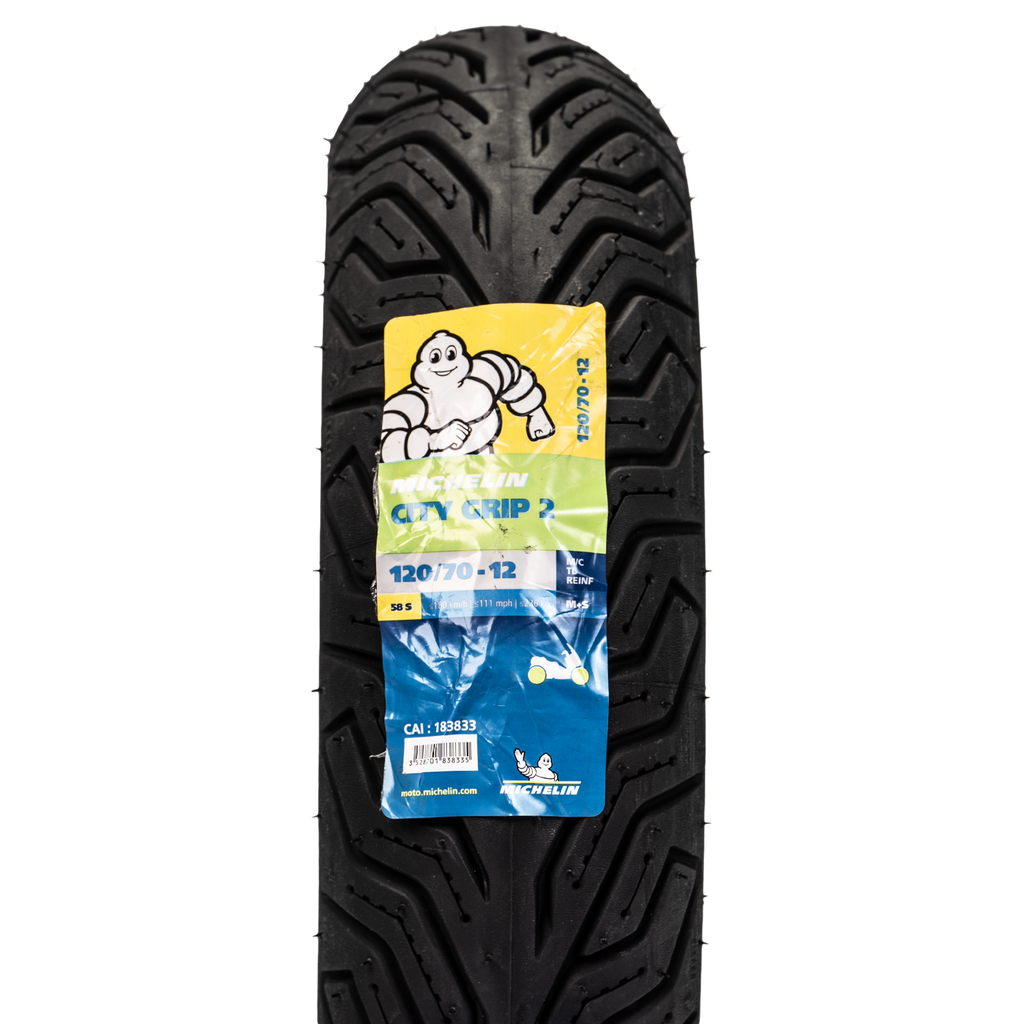 Llanta MICHELIN 120 70-city 12 grip delantera 2