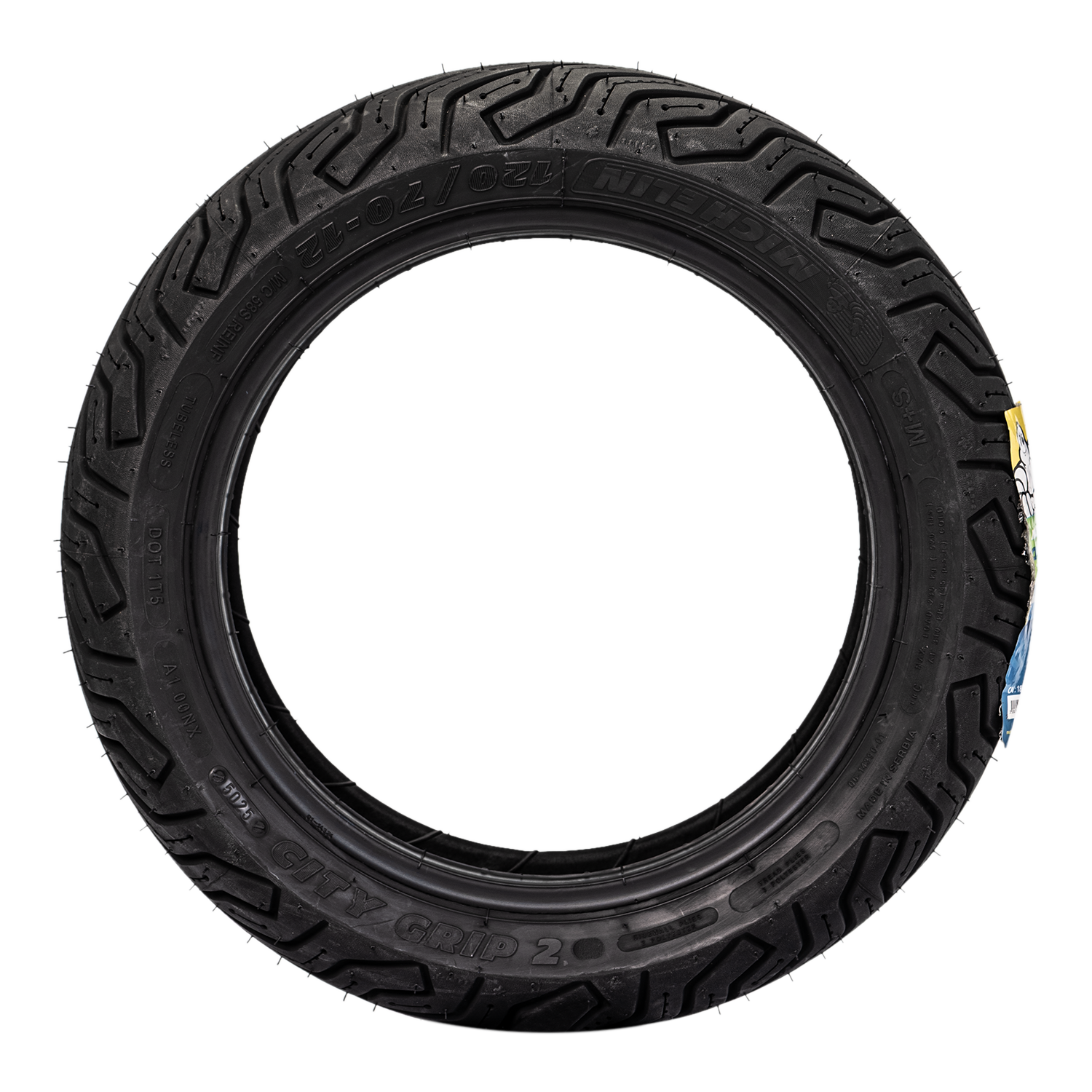 Llanta MICHELIN 120 70-city 12 grip delantera 2