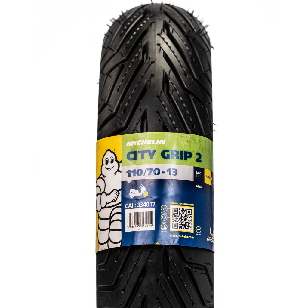 Llanta MICHELIN 110 70-city 13 grip delantera 2