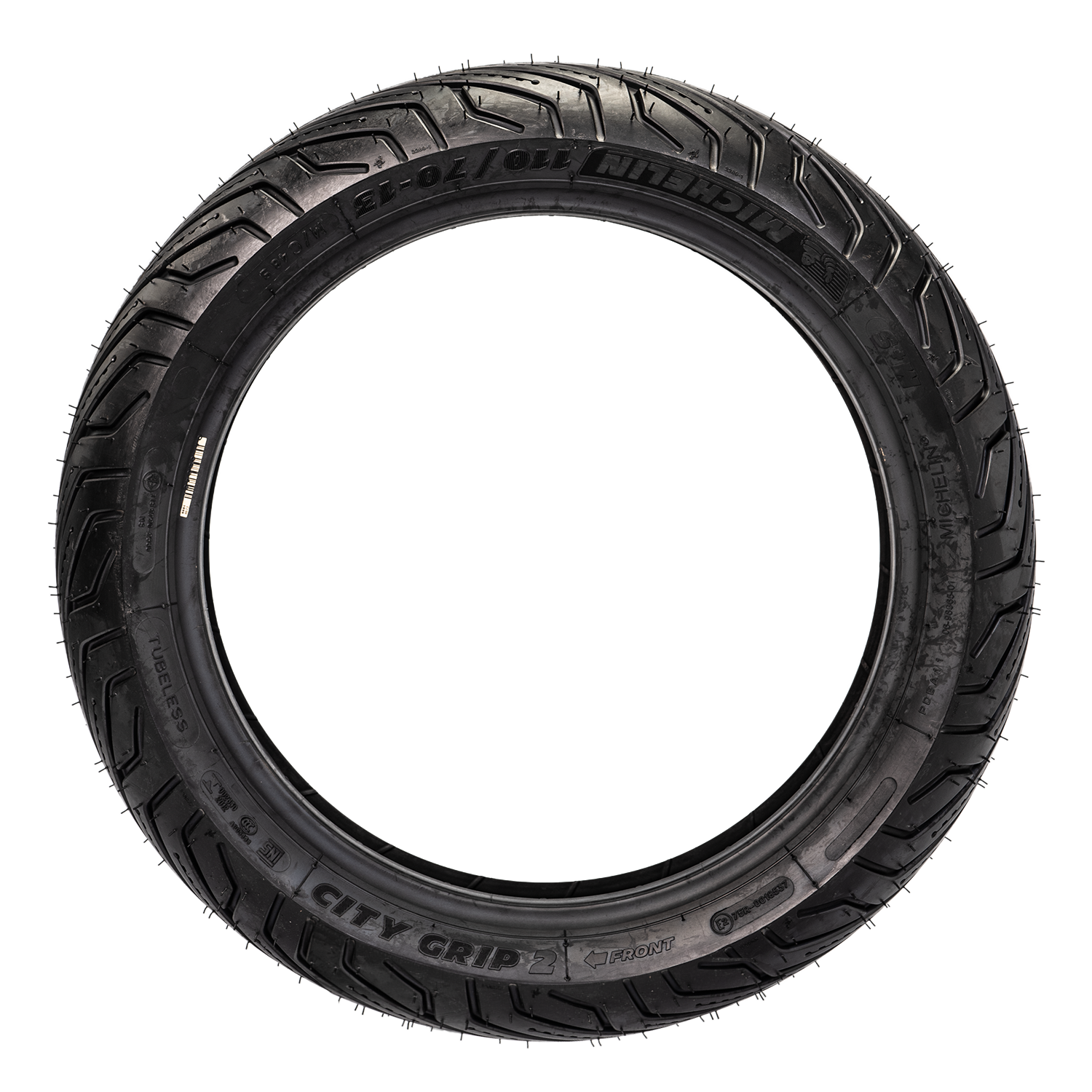 Llanta MICHELIN 110 70-city 13 grip delantera 2