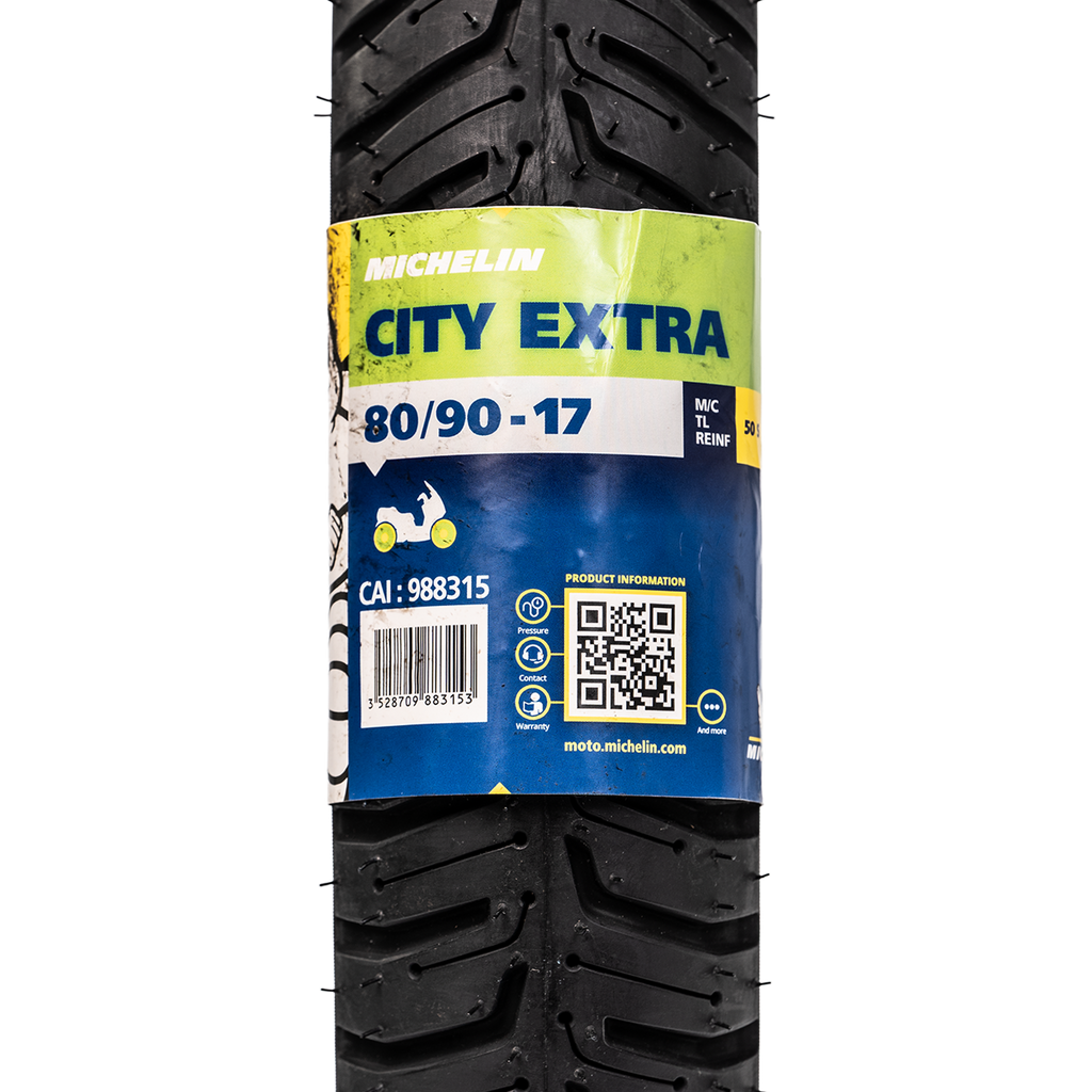 Llanta MICHELIN 80 90-city 17 extra sellomatic