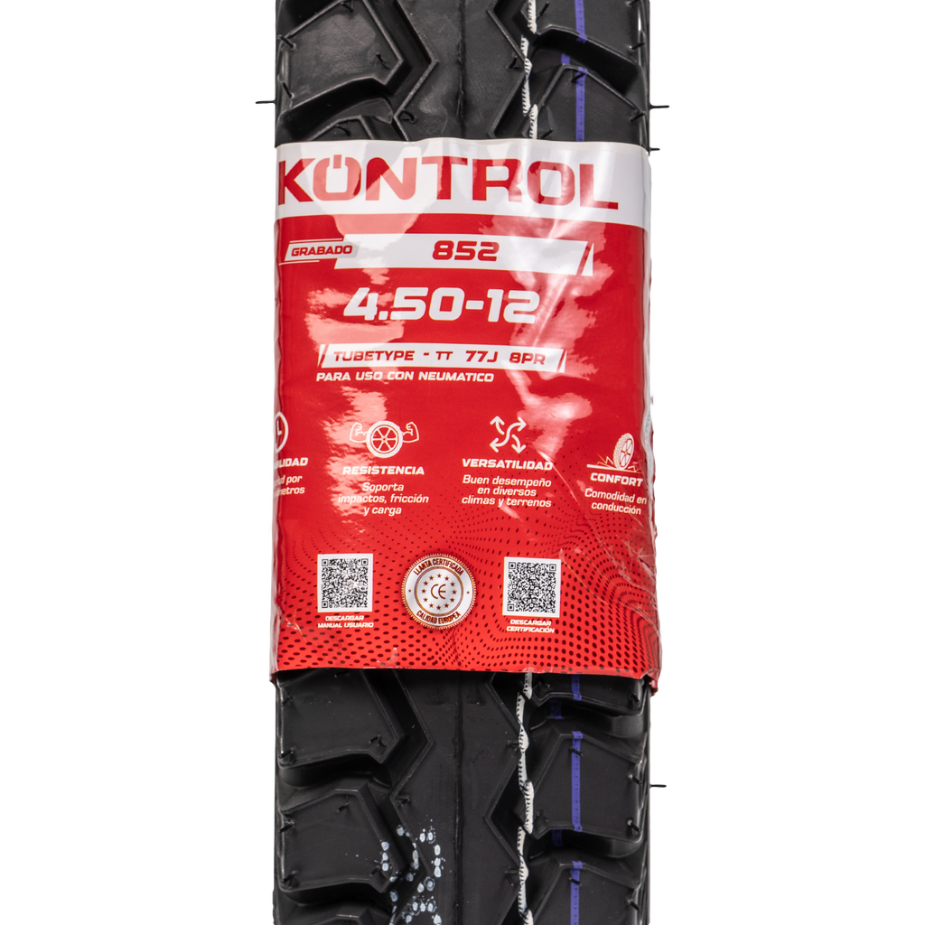 Llanta KONTROL 4.50-knt 12carguero 852 neumatico