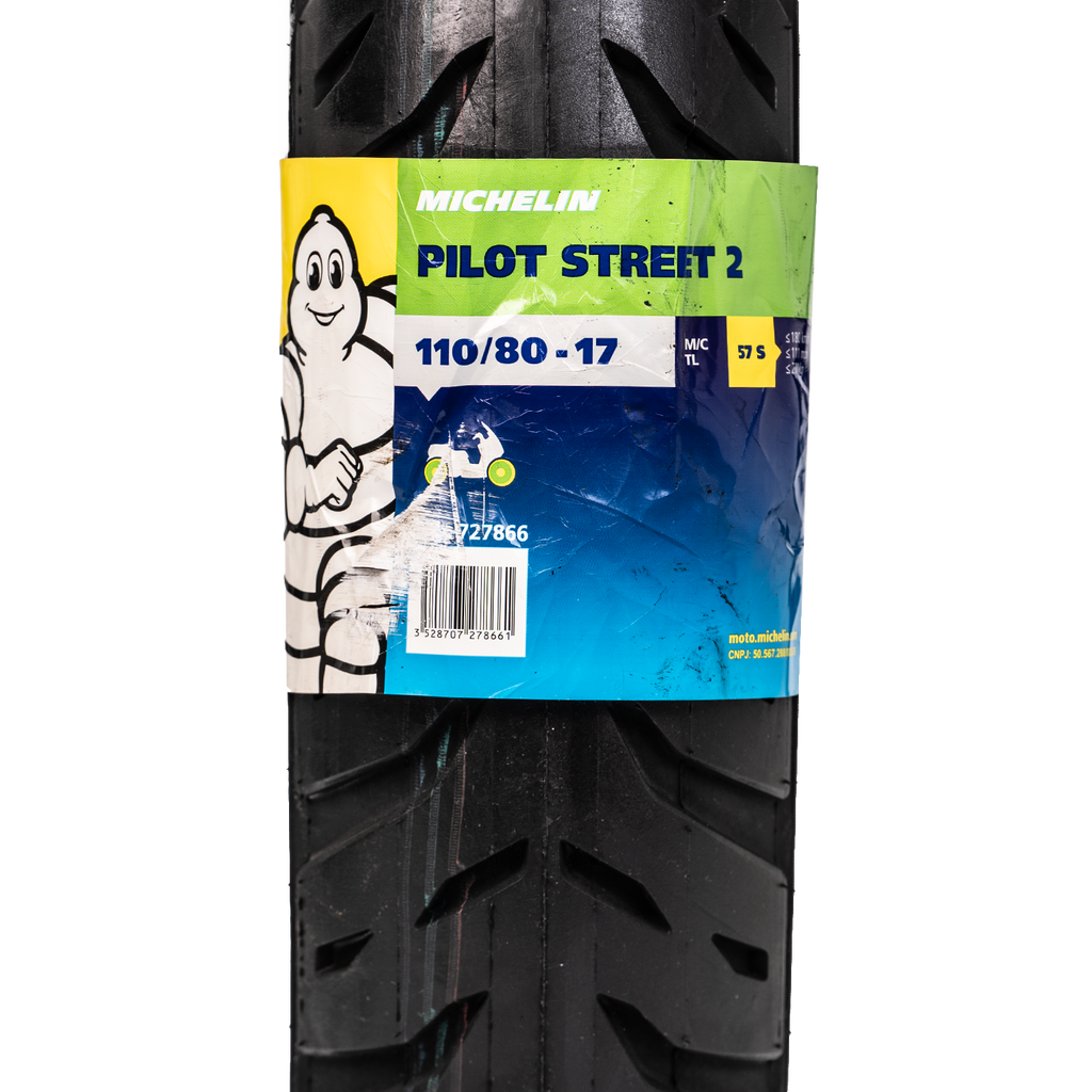 Llanta MICHELIN 110 80-pilot 17 street sellomatic 2