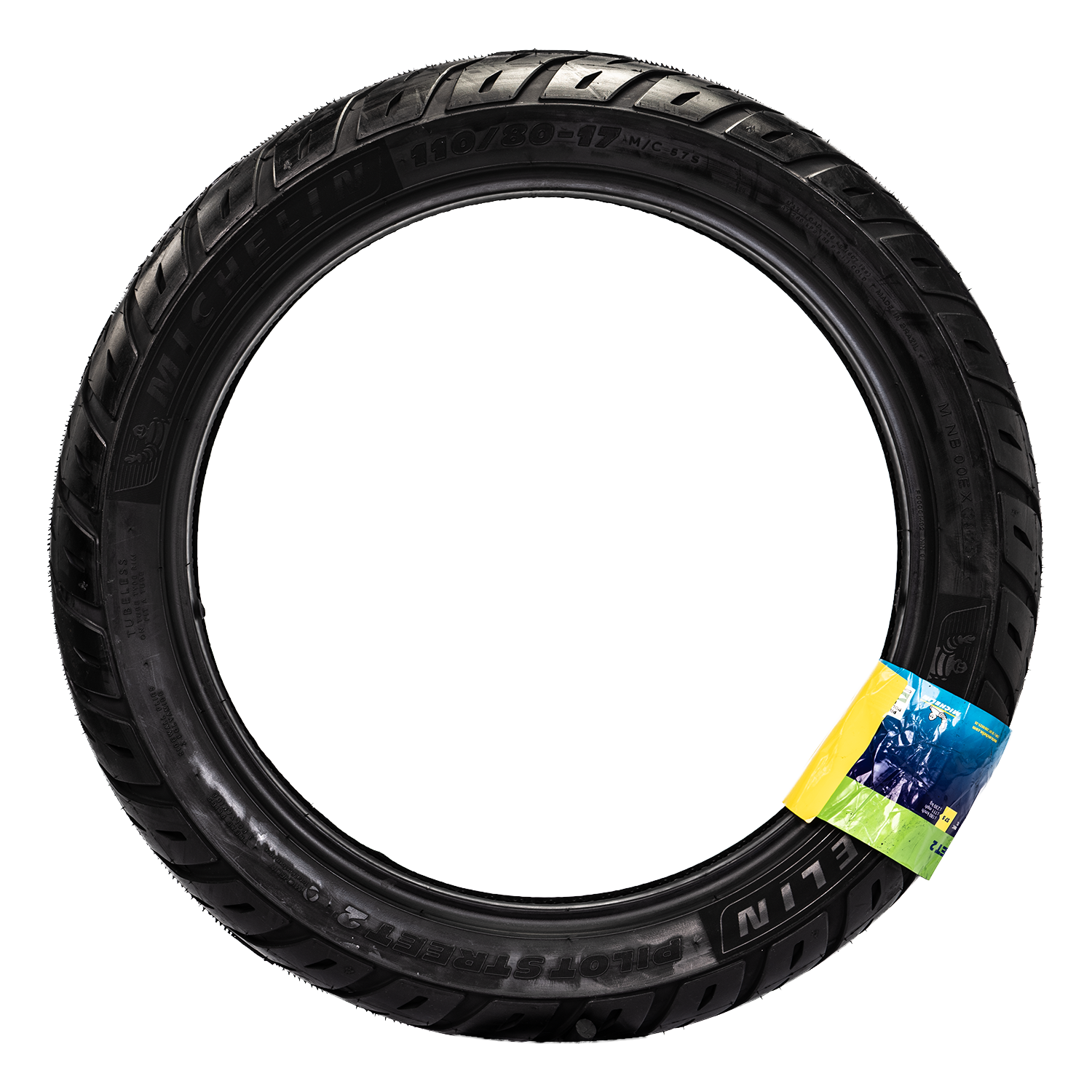 Llanta MICHELIN 110 80-pilot 17 street sellomatic 2