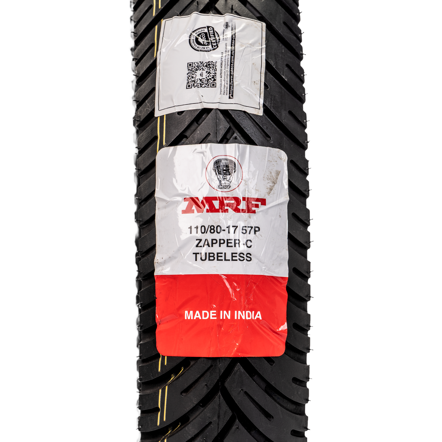 Llanta MRF 110 80-zapper 17 c trasera sellomatic